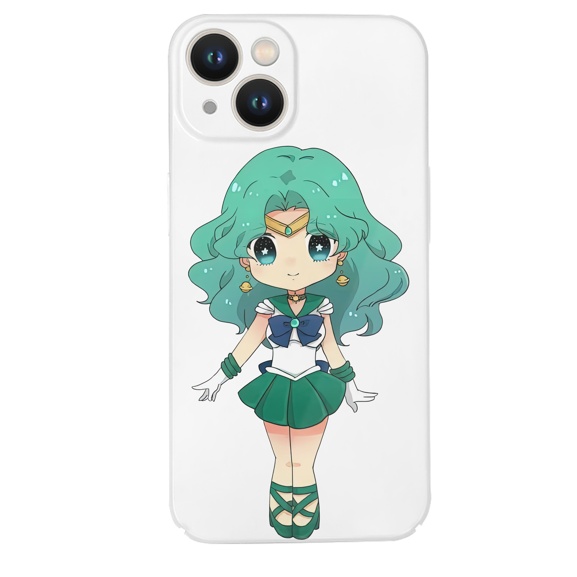 （画像用） 美少女戦士セーラームーン 海王 みちる（かいおう みちる） Sailor Moon Kaiou Michiru 【iPhone 14シリーズ対応】ハードケース